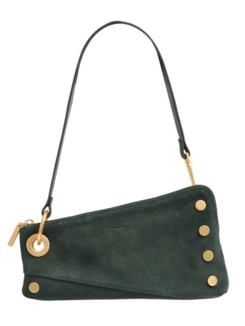 Hammitt Nash Pochette | Green Room Suede / Brushed Gold NWOT